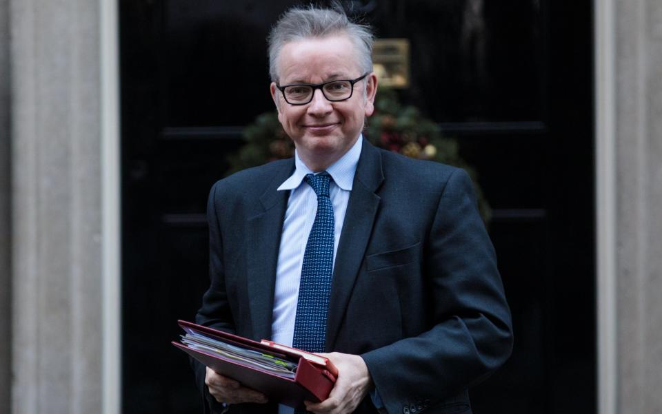 Michael Gove indicated the ban would not extend to cat collars designed to prevent pets straying into dangerous territory - Getty Images Europe