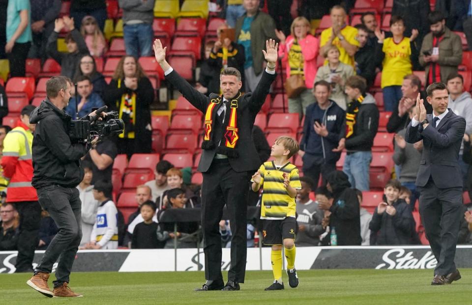 Rob Edwards has a tricky start with Watford (Jonathan Brady/PA) (PA Wire)