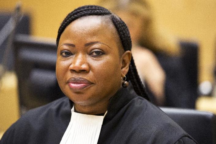 Representative of the Prosecutor's Office at the International Criminal Court, Fatou Bensouda, attends the trial of Germain Katanga, a Congolese national, at the ICC in the Hague on May 23, 2014 (AFP Photo/)