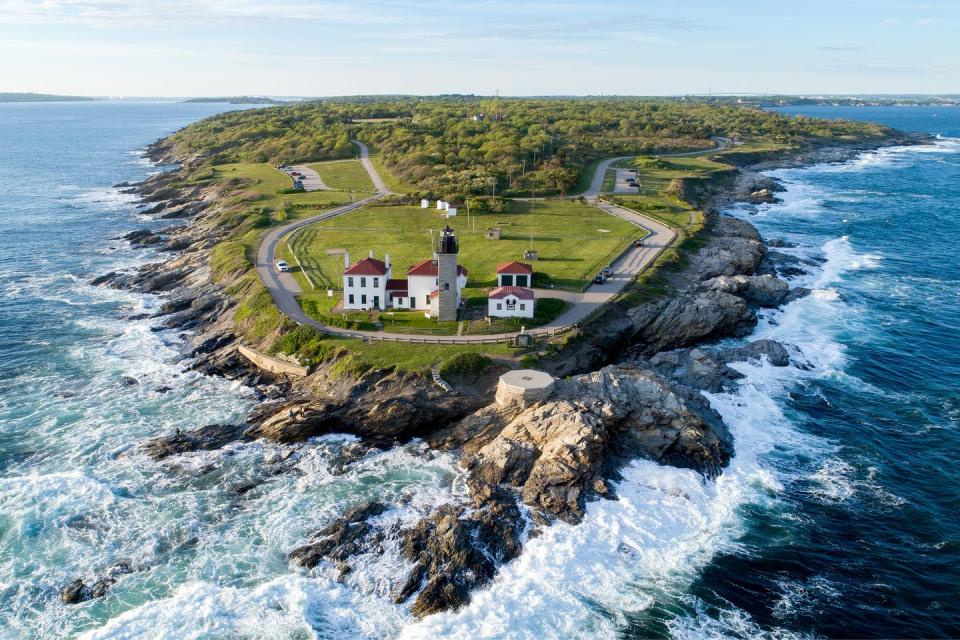 Take in the view from Beavertail Lighthouse and Museum.