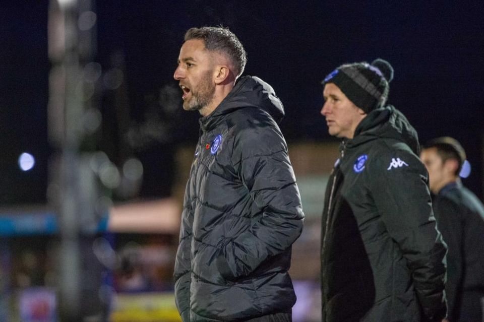 East Anglian Daily Times: Cole Skuse, left, and Paul Musgrove, his assistant at Bury