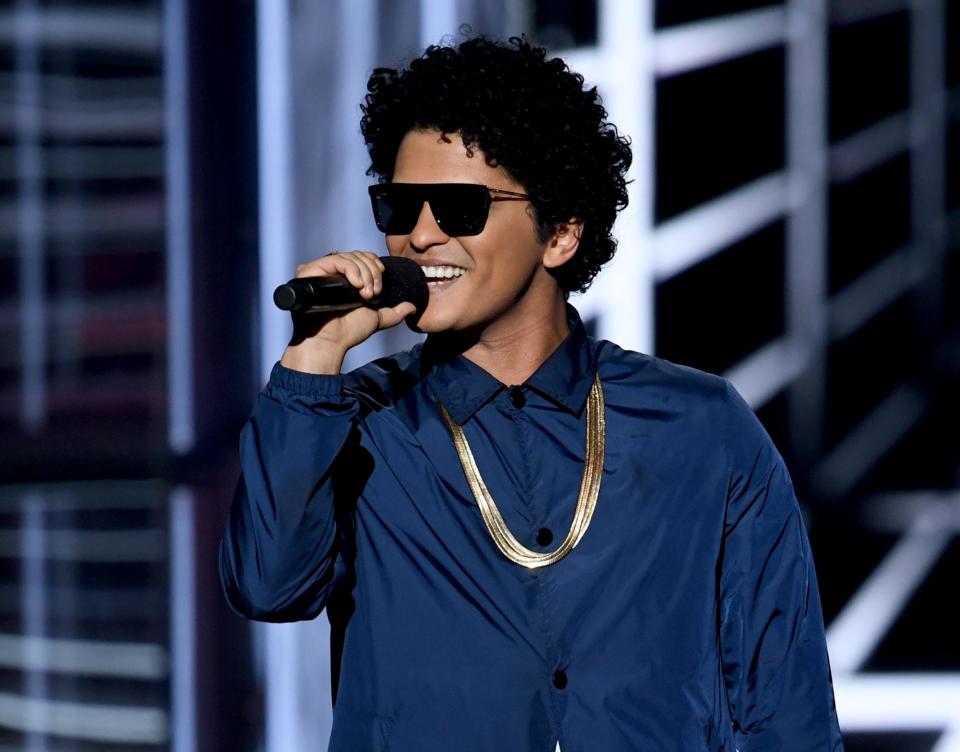 Bruno Mars features on Ed Sheeran's track Blow (Getty)