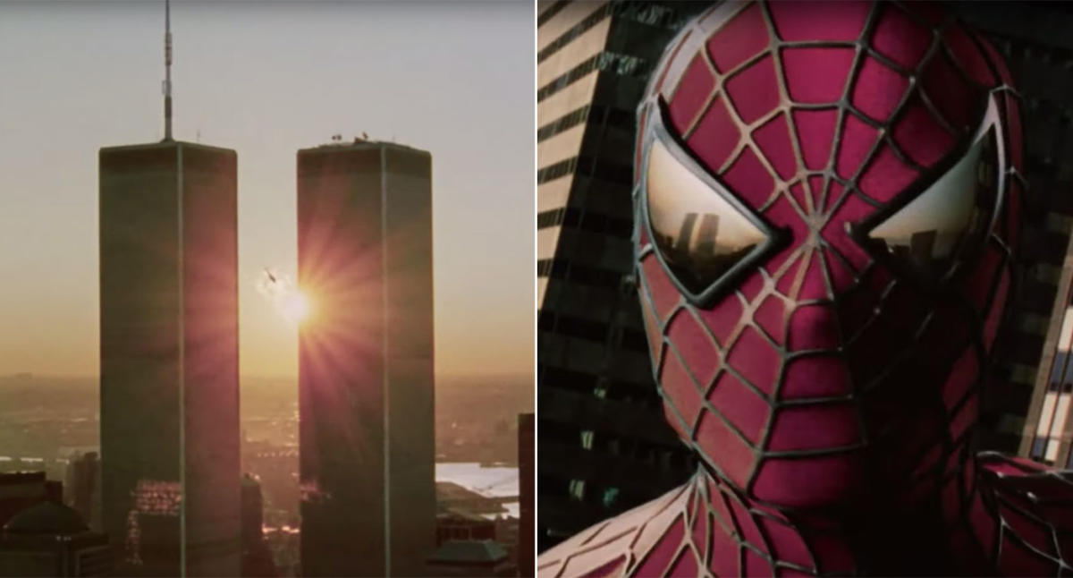 Rare SpiderMan Twin Towers teaser restored to former glory