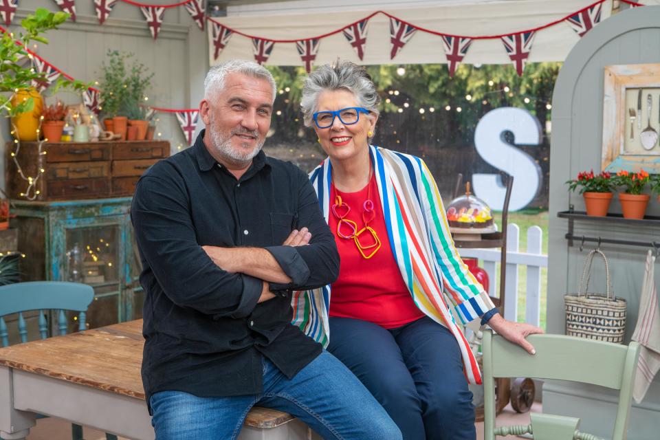 'GBBO' judges Paul Hollywood and Prue Leith. (C4)