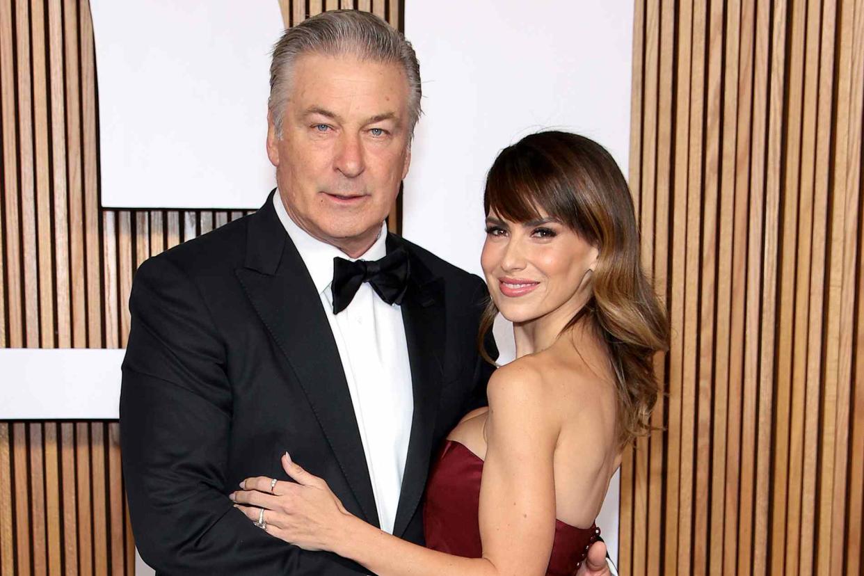 <p>Dimitrios Kambouris/Getty</p> Alec and Hilaria Baldwin