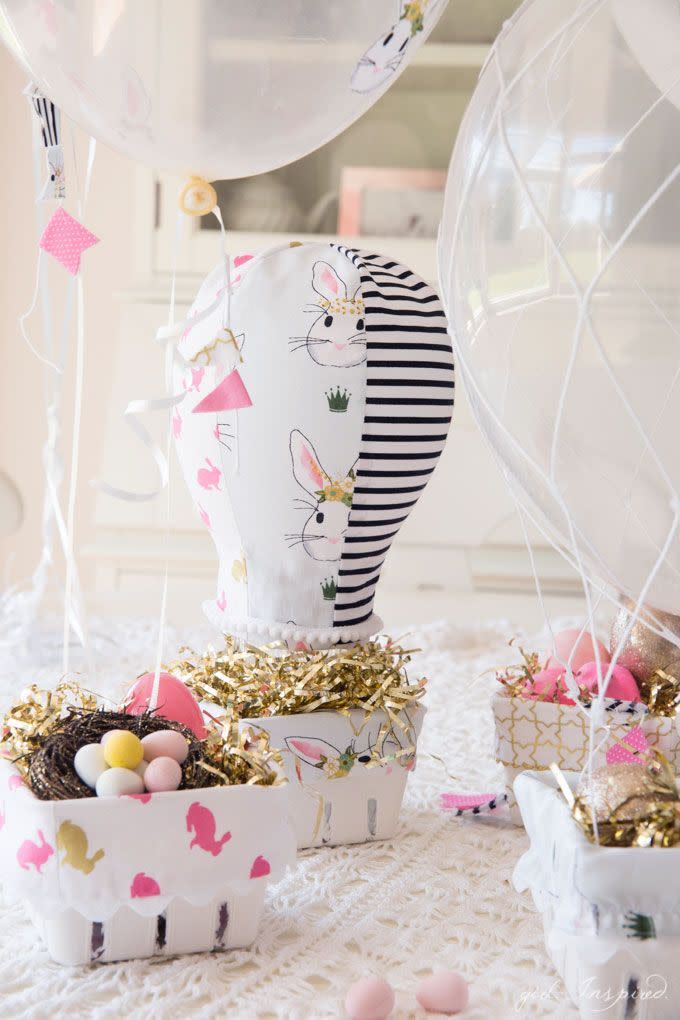 Hot Air Balloon Easter Baskets