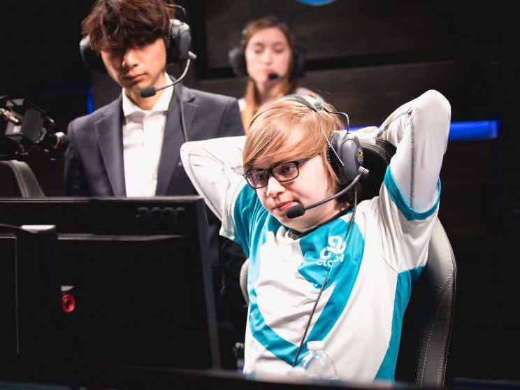 Sneaky is the AD carry for Cloud9 (lolesports)