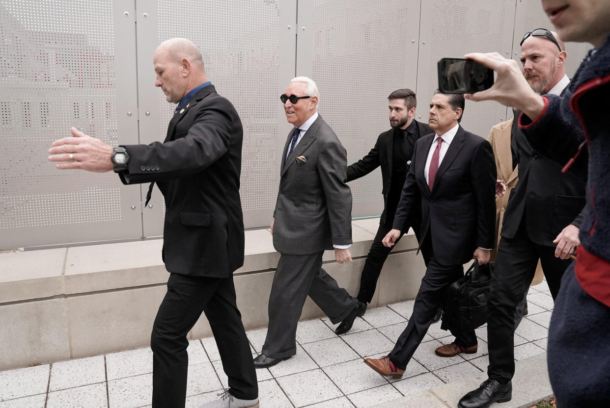 Image: Former U.S. President Trump advisor Roger Stone arrives to be deposed by the House Select Committee, in Washington (Ken Cedeno / Reuters)