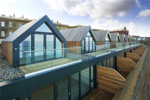 Beach huts in Margate get a luxury makeover