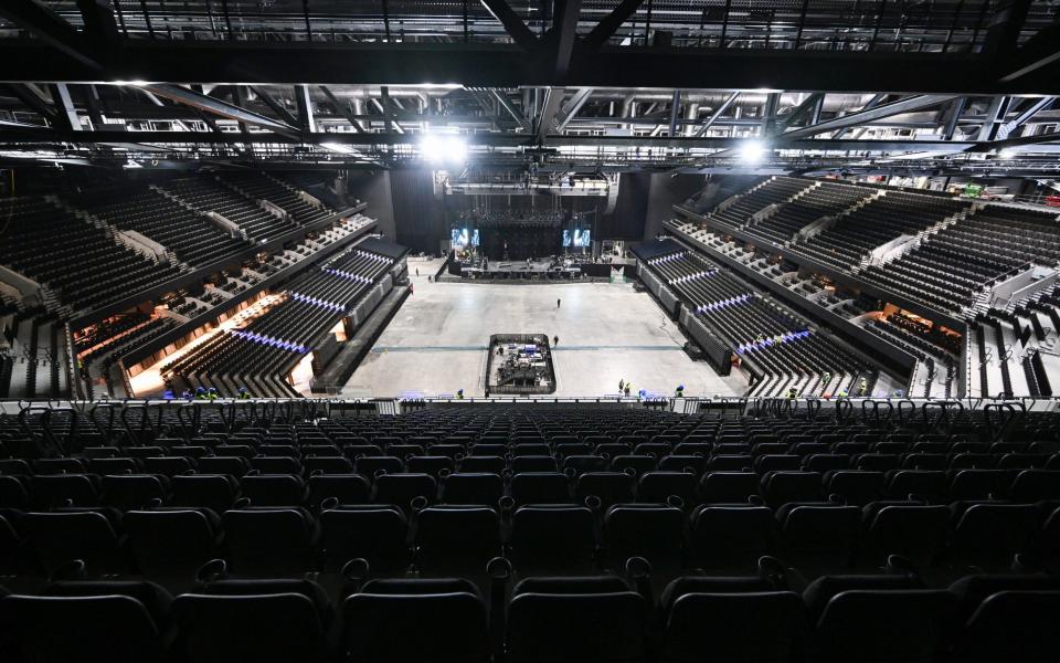 Inside the Co-op Live Arena on April 20 2024