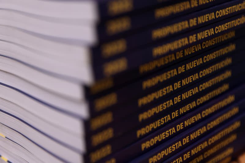 Chile's proposed new constitution is sold on the streets, in Santiago