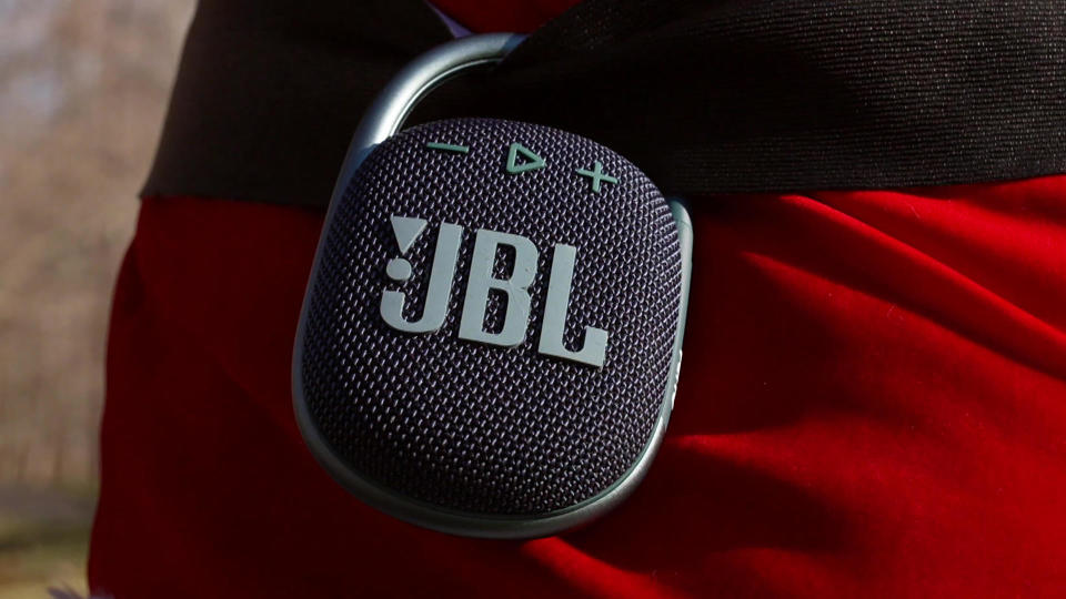 JBL Clip 4 Bluetooth Speaker. / Credit: CBS News