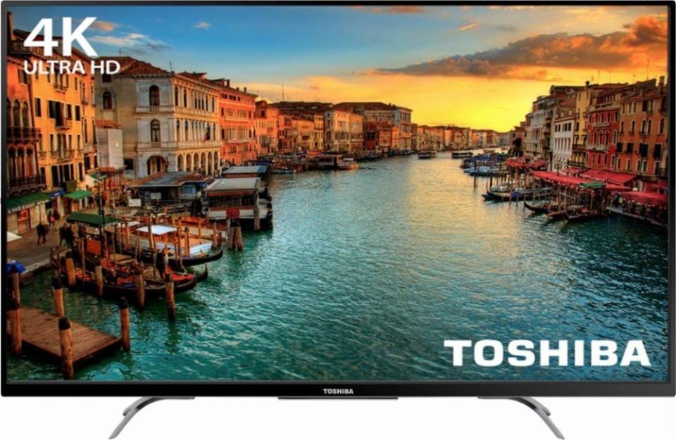 Regularly: $479.99<br /><a href="https://www.bestbuy.com/site/toshiba-50-class-49-5-diag--led-2160p-with-chromecast-built-in-4k-ultra-hd-tv/5733300.p?skuId=5733300" target="_blank"><strong>Cyber Monday: $299.99</strong></a>