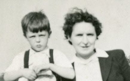 Paul McCartney with his mother, Mary - @PaulMcCartney