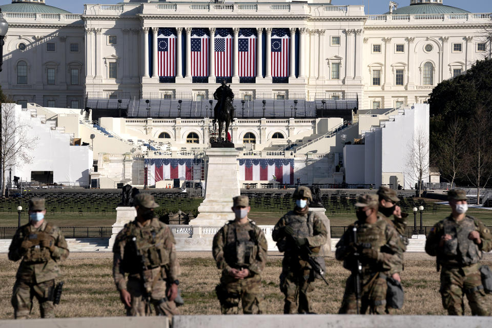 Image: Washington, DC Prepares For Potential Unrest Ahead Of Presidential Inauguration (Stefani Reynolds / Getty Images)