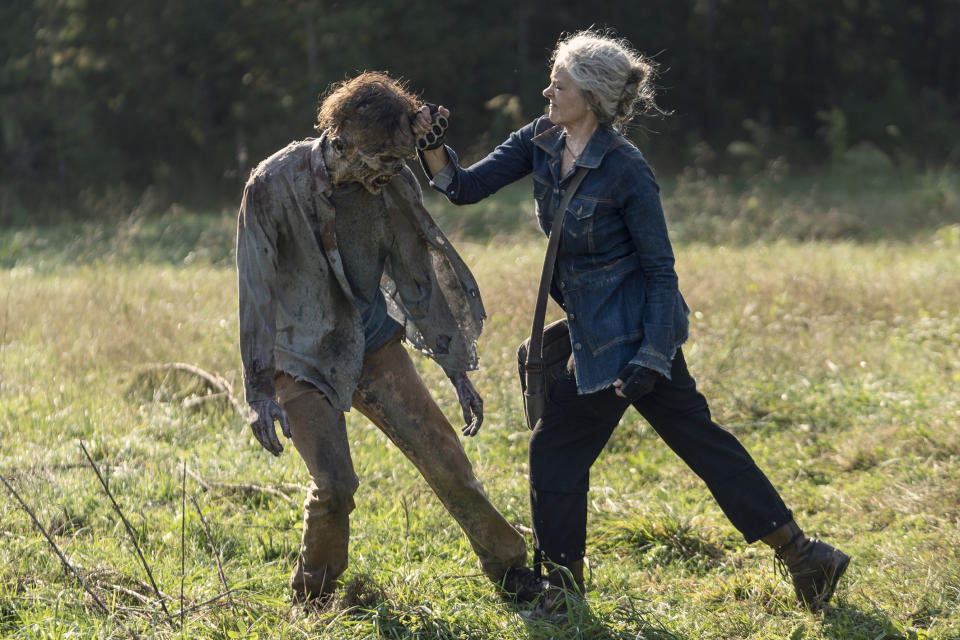 Melissa McBride as Carol Peletier - The Walking Dead _ Season 10, Episode 21 - Photo Credit: Eli Ade/AMC