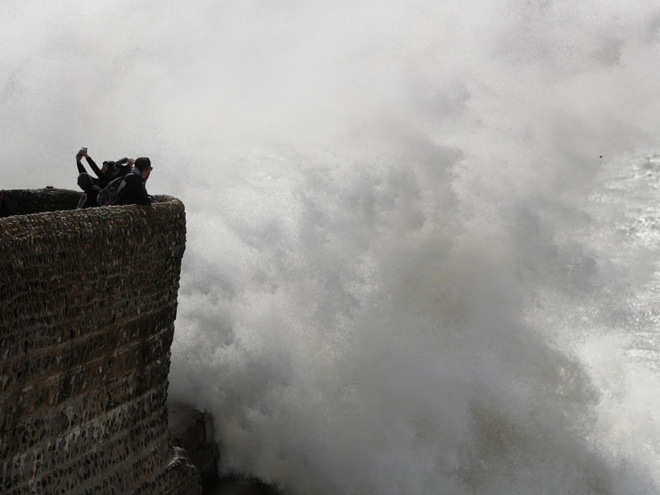 Large coastal waves are expected as Storm Aileen hits the UK: PA Wire/PA Images