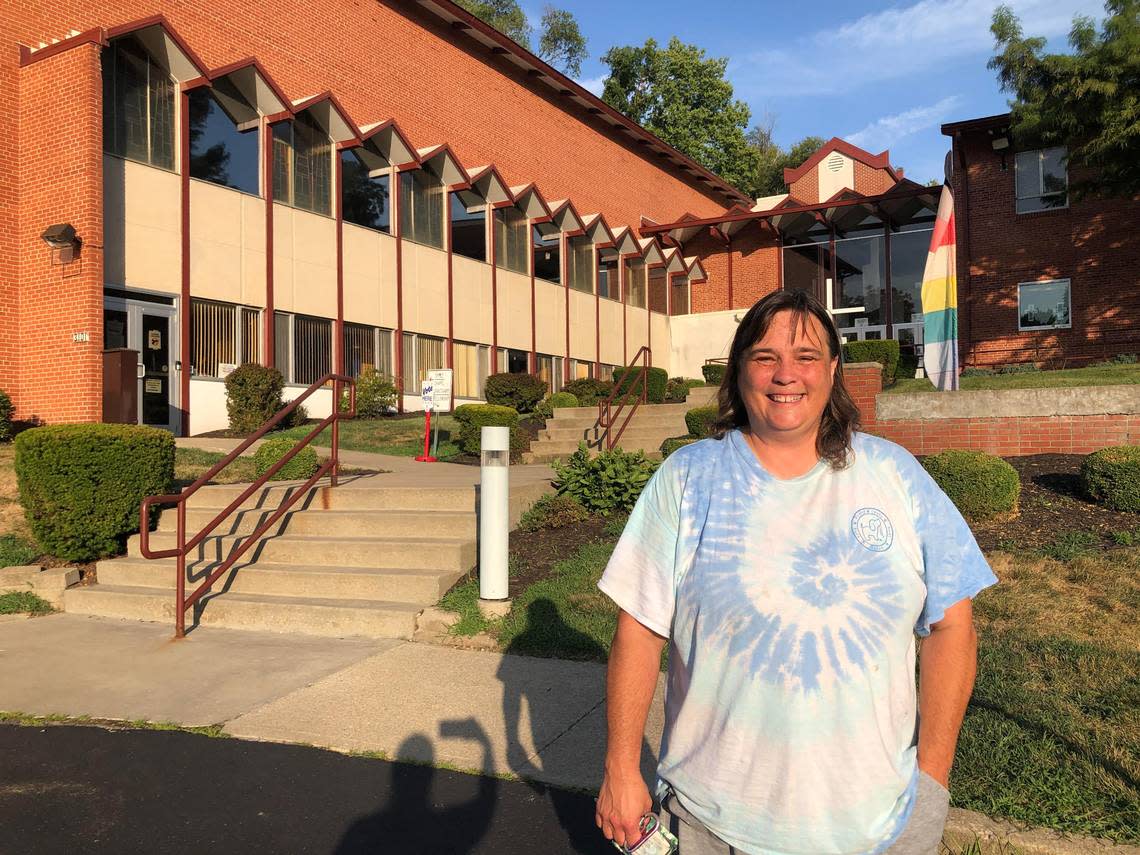 Joanna Simmons, 50, voted Tuesday at Avondale United Methodist Church.