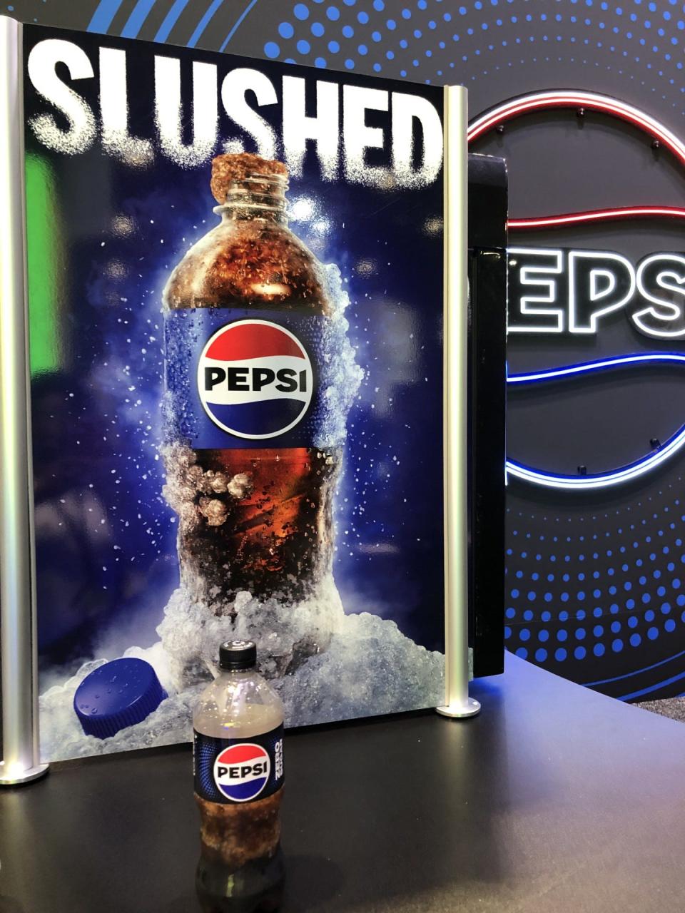 Pepsi Slush station.