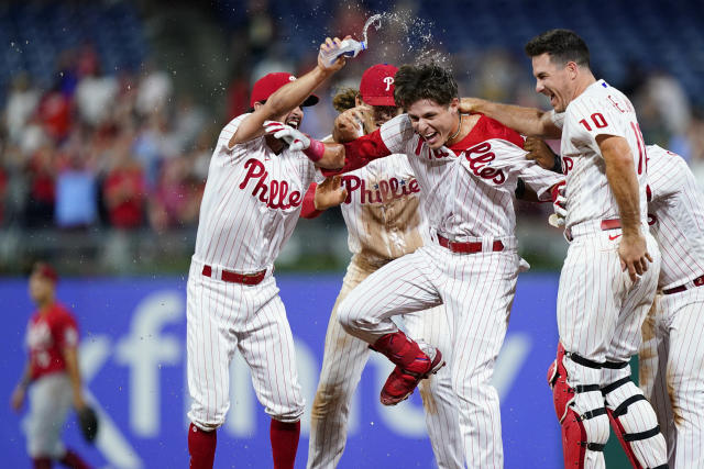 Phillies Nation on X: OTD 2014: Phillies infield trio of Ryan