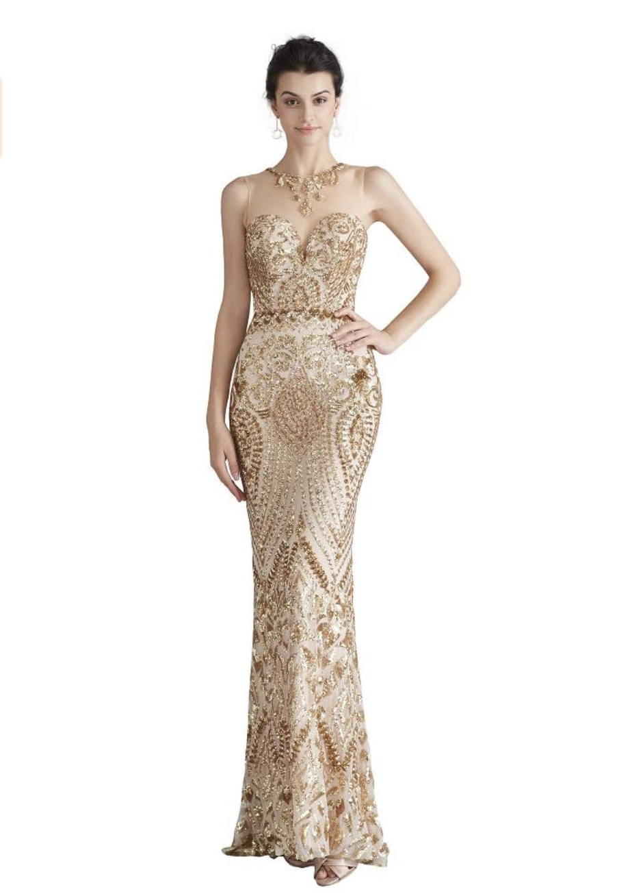 Sequin Mermaid Evening Dress