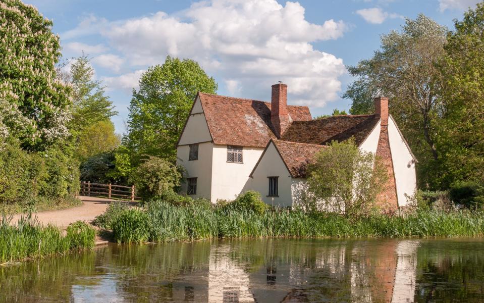 Willy Lott's House in Flatford featured in The Hay Wain – John Constable's most famous painting