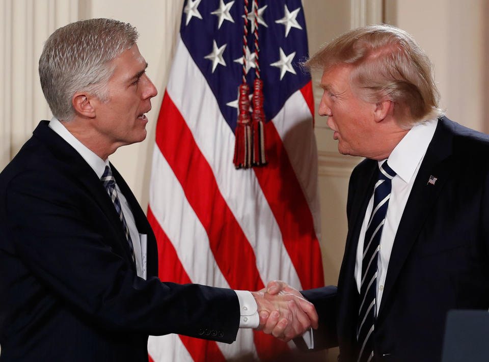 Trump announces Gorsuch as SCOTUS pick