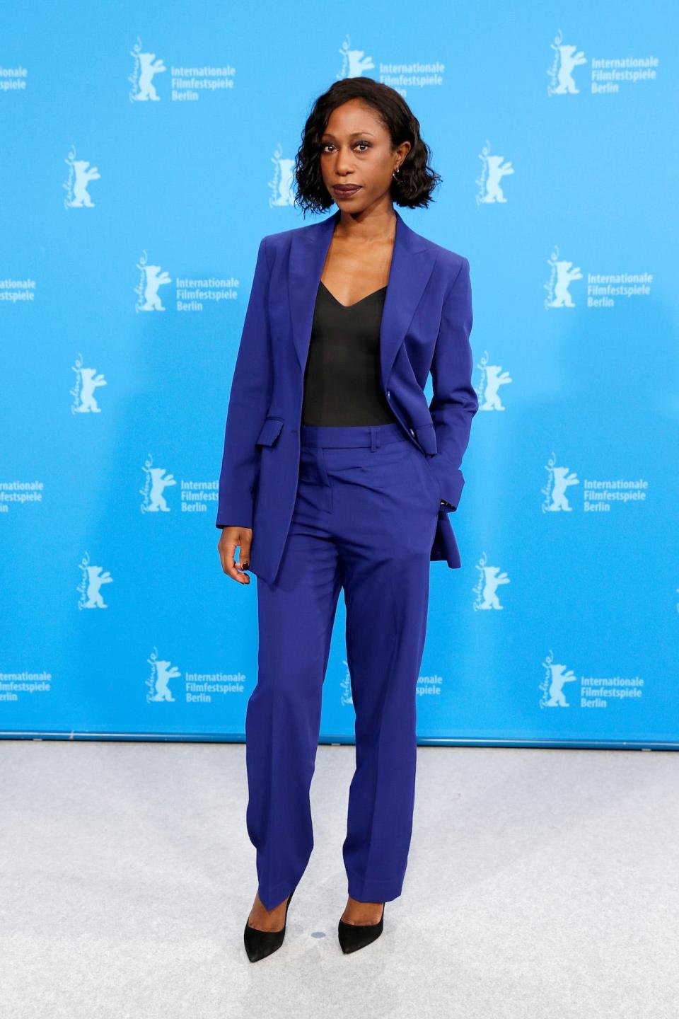 Nikki Amuka-Bird at an event for her film "The Outfit" on February 14, 2022.