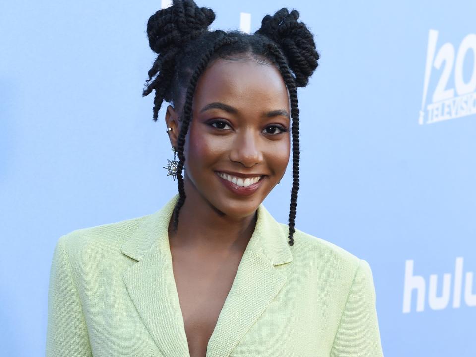Alyah Chanelle Scott at "Reboot" premiere held at the Fox Studio Lot on September 19, 2022 in Los Angeles, California.