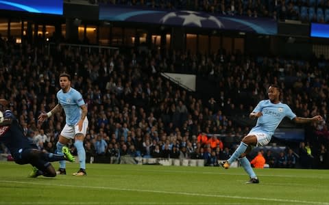 Sterling vs Napoli - Credit: EPA