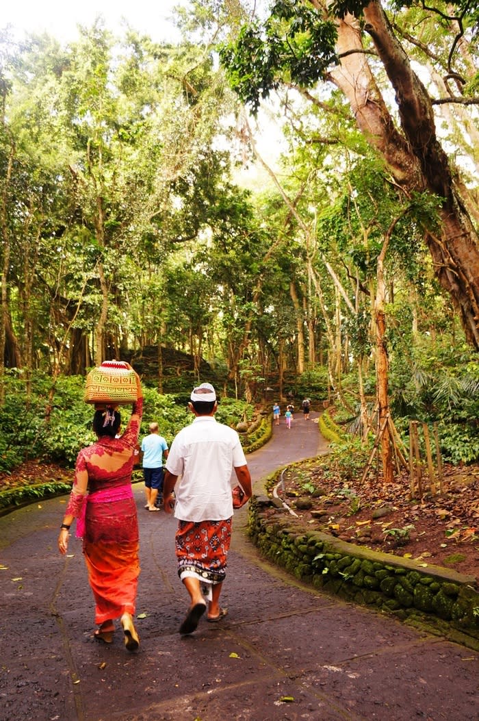 Celebration: The island of Bali became increasingly busy during the buildup to the major rituals of Galungan and Kuningan that began on Oct. 23. (