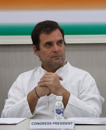 Rahul Gandhi, President of Congress party, attends Congress Working Committee (CWC) meeting in New Delhi