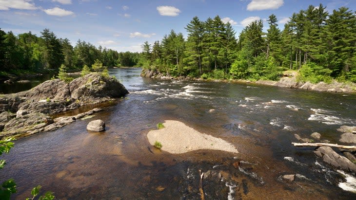 <span class="article__caption">The Penobscot River near Whetstone Falls in the Katahdin Woods and Waters National Monument, Maine. </span> (Photo: Gregory Rec/<em>Portland Press Herald</em>/Getty)