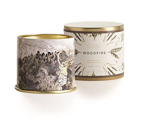 Illume Holiday Large Tin: Woodfire