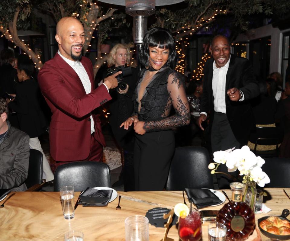 Common and Tiffany Haddish attend Toast To The Arts Presented by Remy Martin on March 2, 2018 in West Hollywood, California. (Photo by Jerritt Clark/Getty Images for Remy Martin)