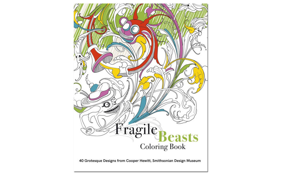 <p>Artists of all abilities will love this coloring book, which is full of historical prints featuring mythical beasts and monsters.</p> <p>To buy: <a rel="nofollow noopener" href="https://www.amazon.com/Fragile-Beasts-Coloring-Caitlin-Condell/dp/1942303165/ref=sr_1_1?ie=UTF8&qid=1474044375&sr=8-1&keywords=Fragile+Beasts+Coloring+Book" target="_blank" data-ylk="slk:Amazon;elm:context_link;itc:0;sec:content-canvas" class="link ">Amazon</a>, $12</p>