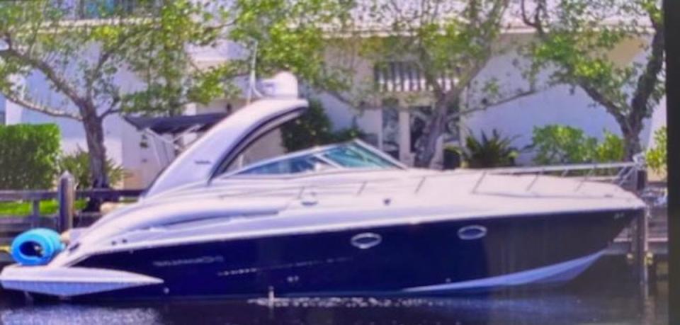 Chaundre Cross left Naples marina on 10 August in his boat Vitamin Sea (Collier County Sheriff/Twitter)