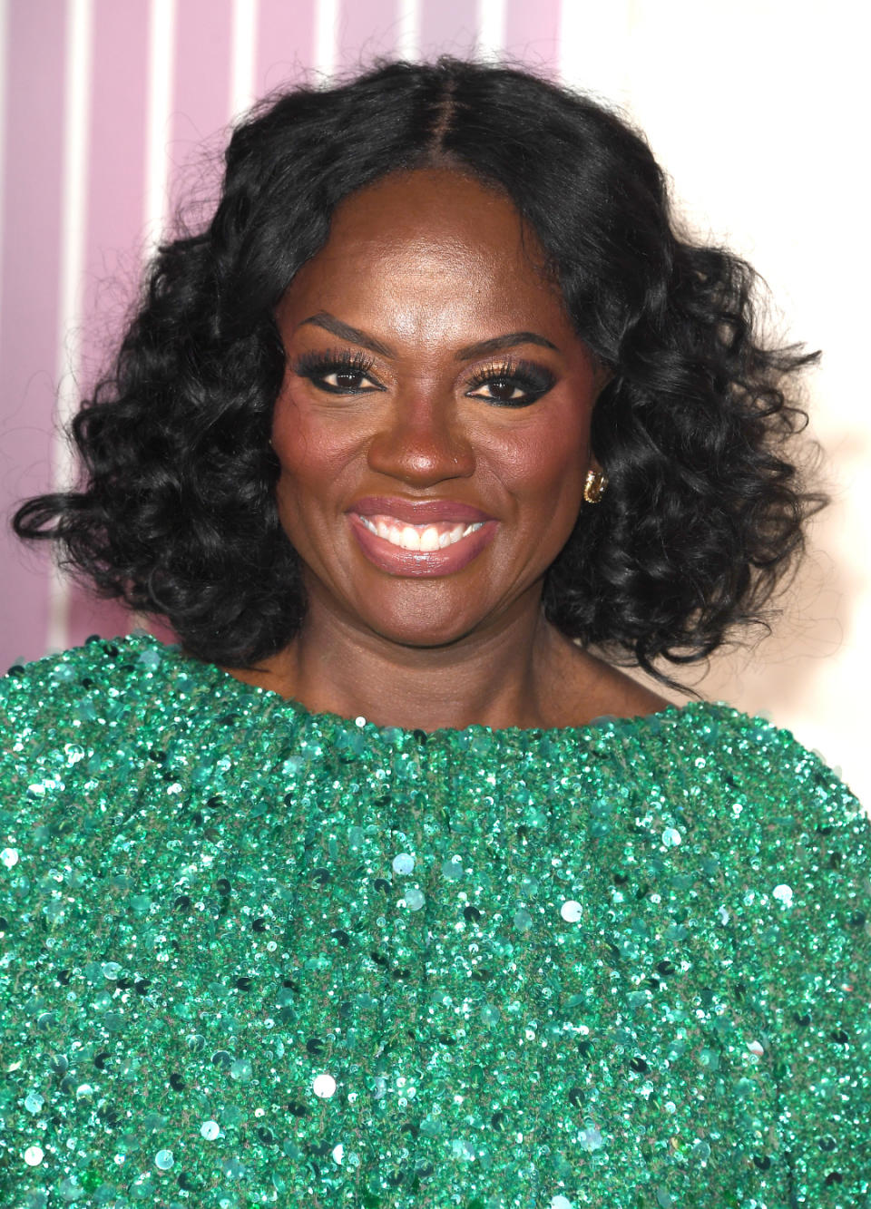 Viola Davis arrives at the 