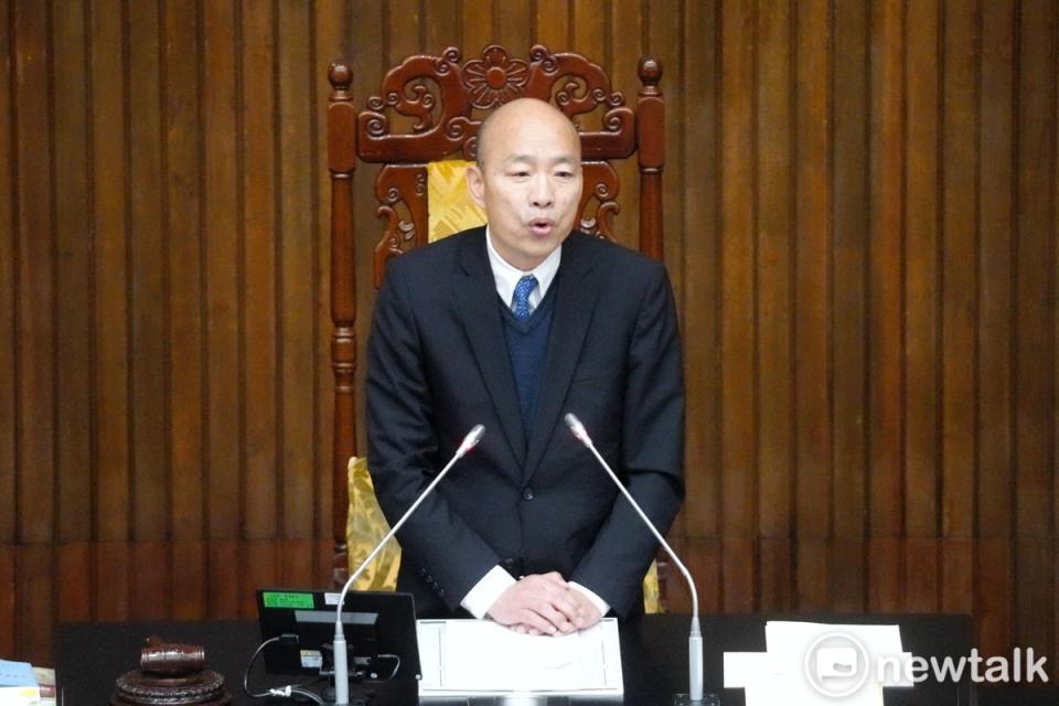 立法院院長韓國瑜明將針對「食安專報」再次召開黨團協商。   圖：張良一 / 攝（資料照）