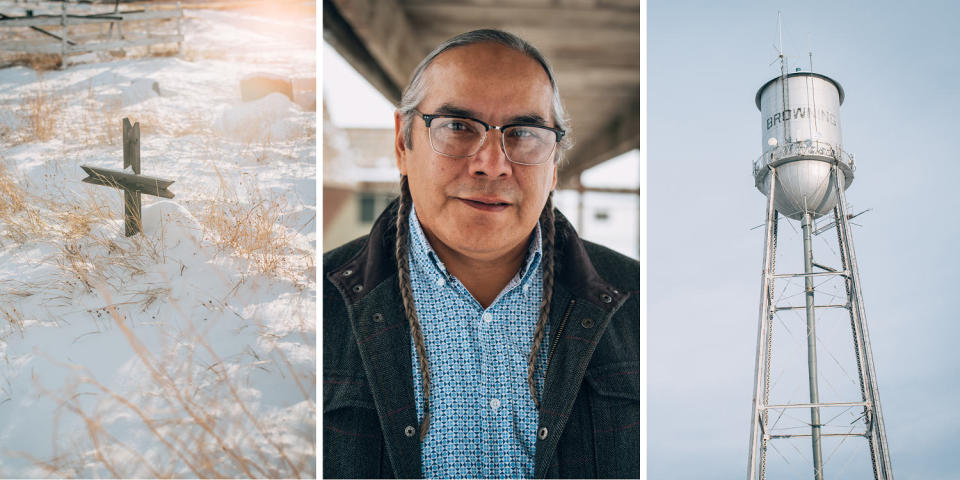 Marvin Weatherwax Jr., D-Mt., represents District 15 in Montana, and is a member of the Blackfeet Tribal Business Council. (Aaron Agosto for NBC News)