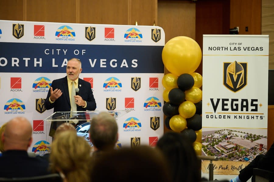 Golden Knights Vice President of Hockey Programming and Facility Operations Darren Eliot. (Photo: North Las Vegas)