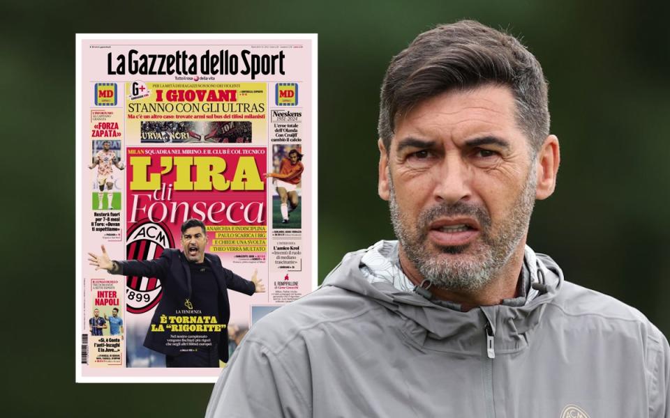 GdS: ‘Fonseca’s anger’ – management support post Fiorentina ‘dressing down’