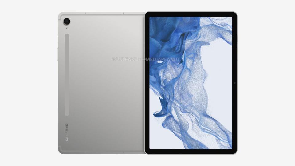 Galaxy Tab S9 FE renders