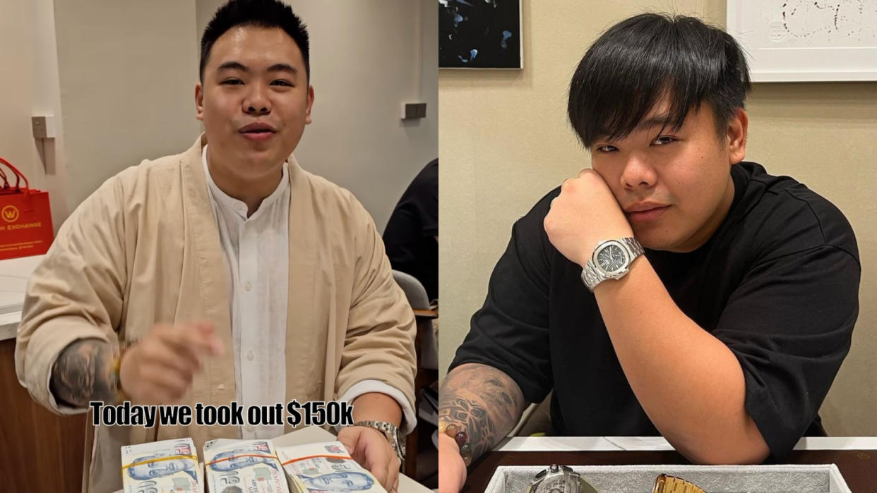 Mayiduo, known as Kelvin Tan, spent $150k on Rolex watches to reward his staff. (Photo: Instagram/mayiduosg)