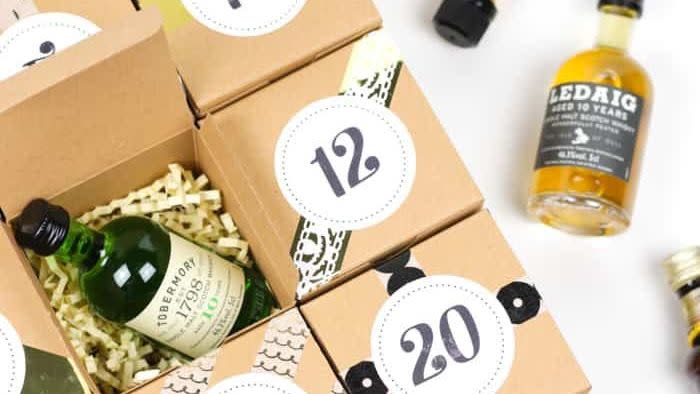 diy advent calendars booze