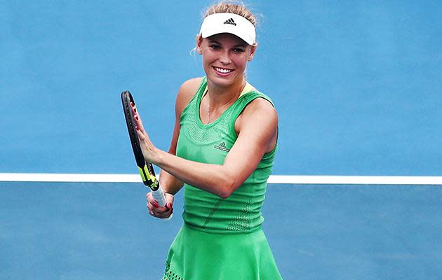 Caroline Wozniacki: Green and golden girl