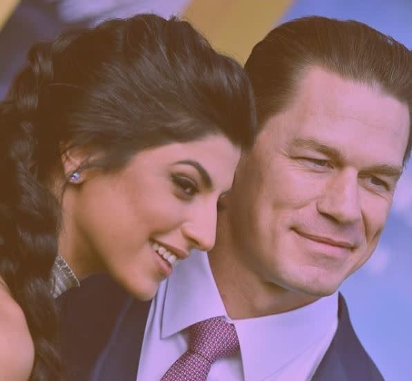 約翰希南（John Cena）與29歲的女友Shay Shariatzadeh結婚。（圖／翻攝自Shay Shariatzadeh IG）