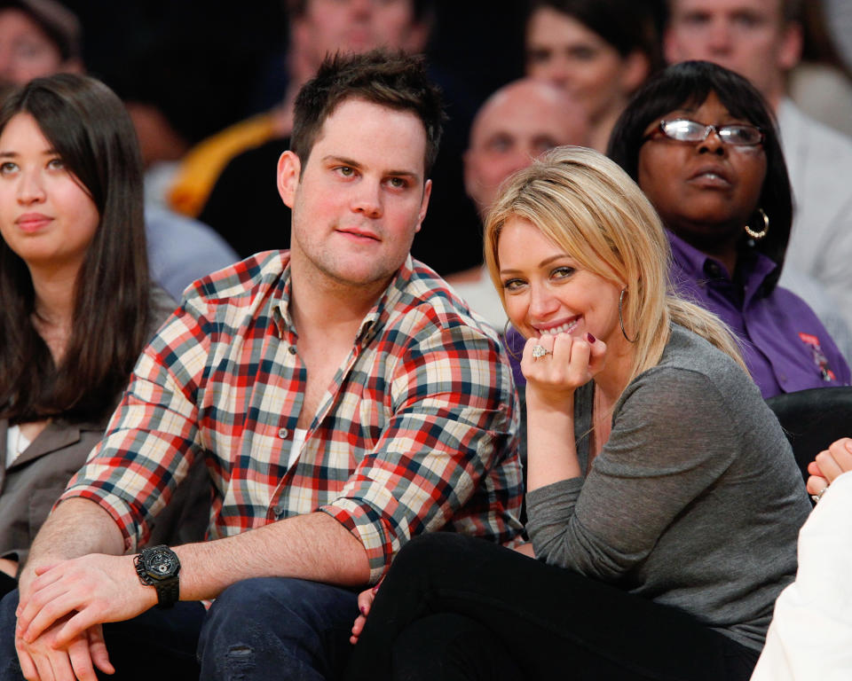 Hilary Duff and Mike Comrie have a positive co-parenting relationship. (Photo: Noel Vasquez/Getty Images)