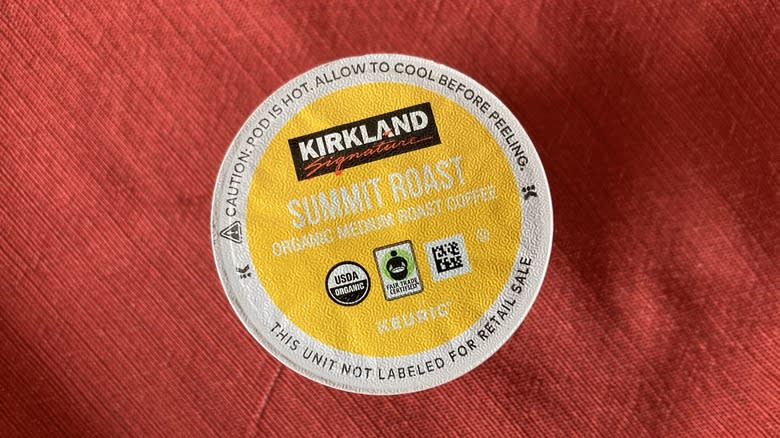 Kirkland Summit Roast coffee pod