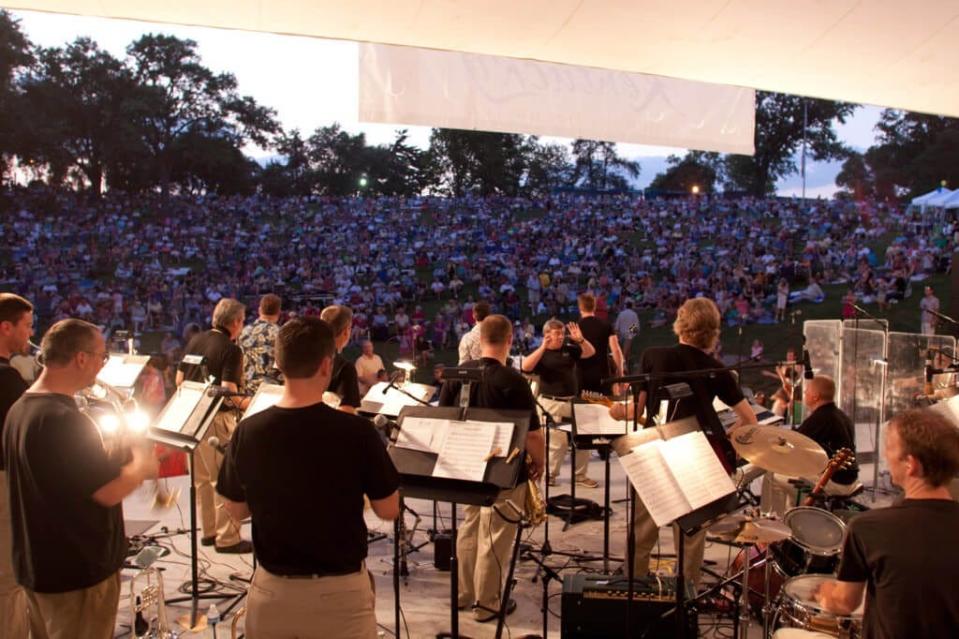 The Kentucky Symphony Orchestra performs shows this summer at Devou Park.